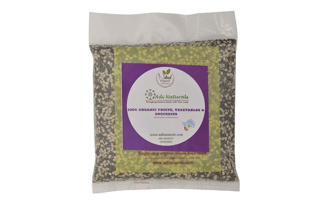 Adi Naturals Urad Dal Black Split    Pack  500 grams